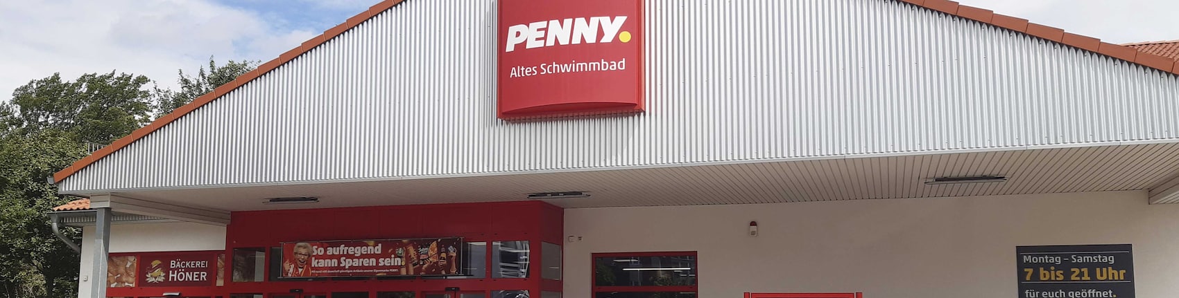 Sie sehen den Eingang vom Penny Markt in Barsinghausen, Wilhelm-Hess-Str. 13