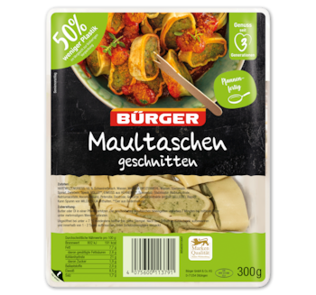 BÜRGER Maultaschen geschnitten 1.69