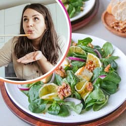 Dieses Bild zeigt den fertigen Salat.