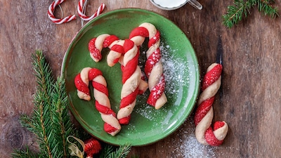 Zuckerstangen-Plätzchen