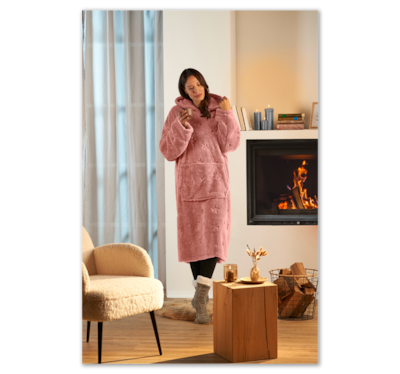 HOME IDEAS Living Hoodie-Decke 14.99