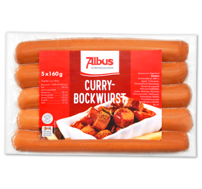 ALBUS Currybockwurst 4.99