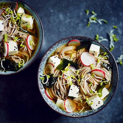Dieses Bild zeigt die fertige Ramensuppe.