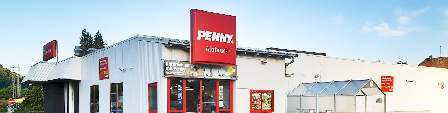 sie sehen den Eingang vom Penny Markt in Albbruck Kraftwerkstr. 25