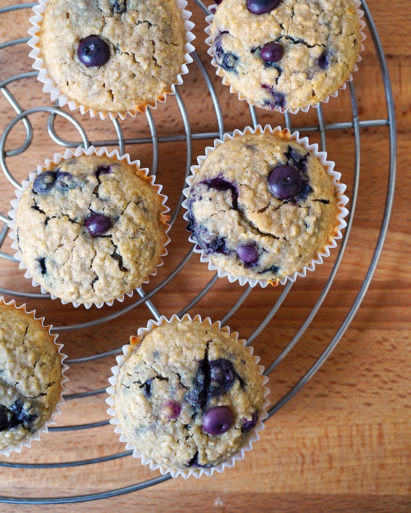 Dieses Bild zeigt wie die Muffins abkühlen.