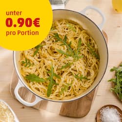 Diese Bild zeigt die fertige One Pot Pasta.
