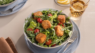 Gemischter Salat mit Knusper-Feta