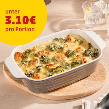 Hähnchen-Brokkoli-Auflauf