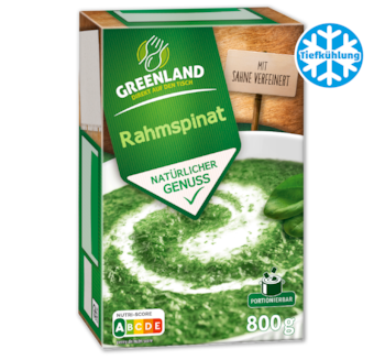 GREENLAND Rahmspinat
