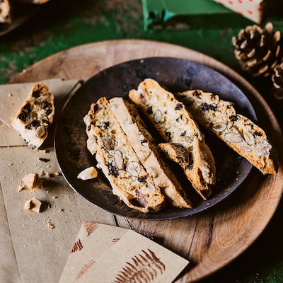 Cantuccini mit Schokolade