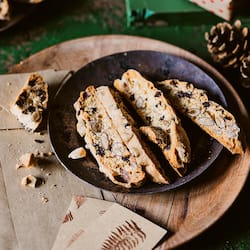 Cantuccini mit Schokolade