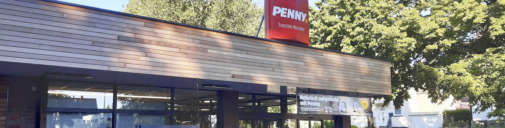 Sie sehen den Eingang vom Penny Markt in Soest, Vor Dem Walburger Tor 5