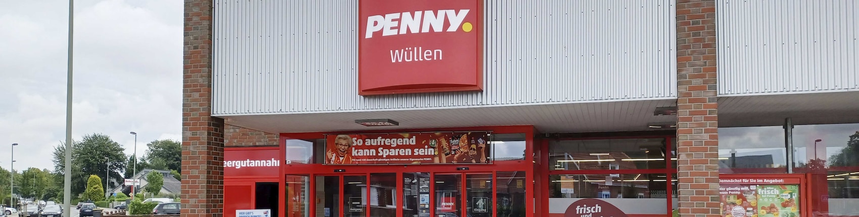 Sie sehen den Eingang vom Penny Markt in Ahaus - Wülen, Stadtlohner Str. 21-27