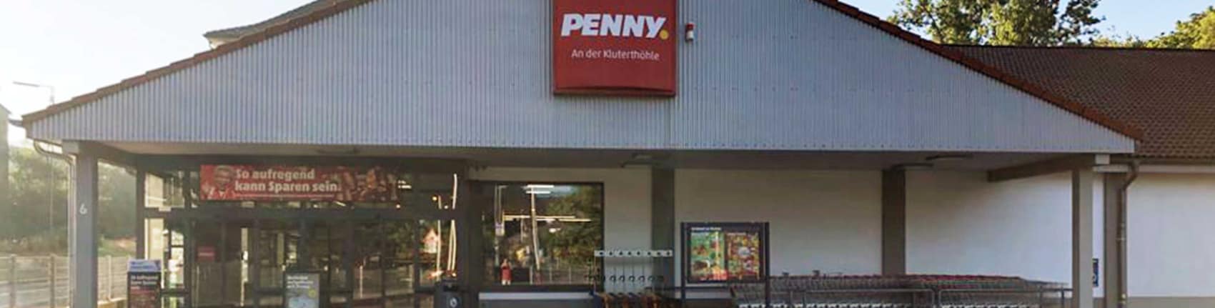 Sie sehen den Eingang vom Penny Markt in Ennepetal - Altenvoerde, Wehrstr. 2-4