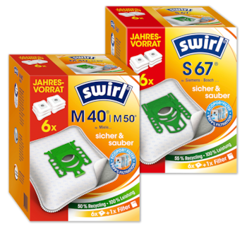SWIRL Staubfilterbeutel-Jahrespackung*