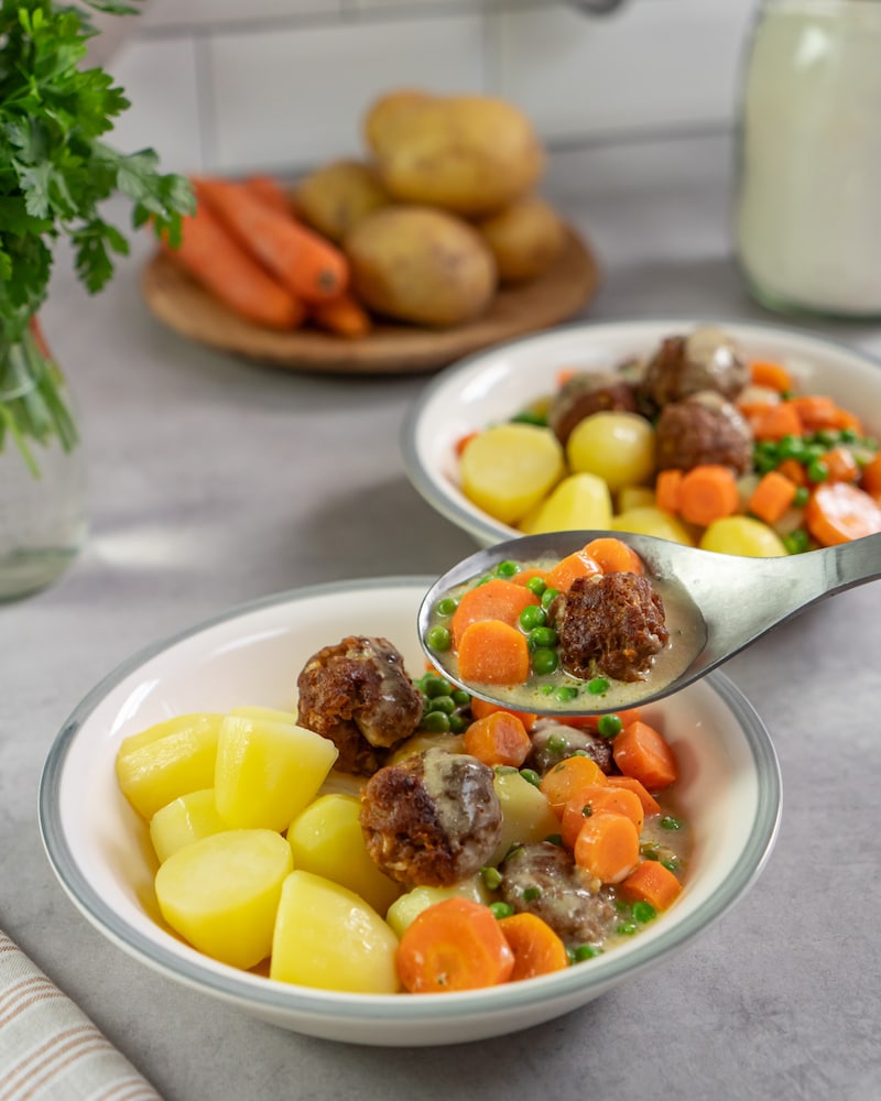 Dieses Bild zeigt wie angerichtet wird.