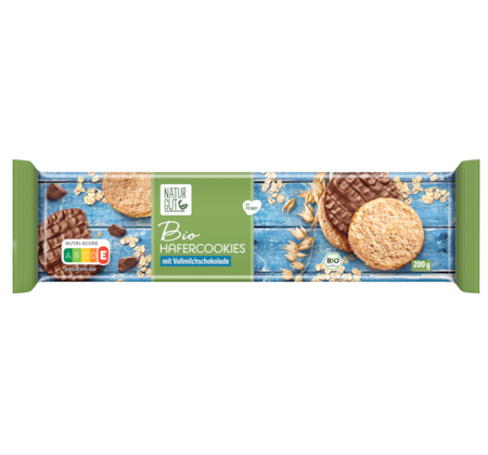 NATURGUT Bio Hafer-Cookies Vollmilchschokolade