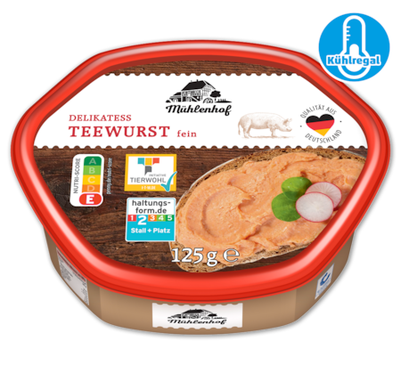 MÜHLENHOF Delikatess Teewurst fein 