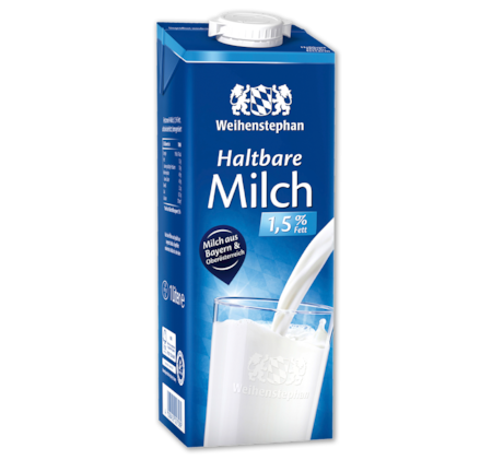 WEIHENSTEPHAN Haltbare Milch 1.19