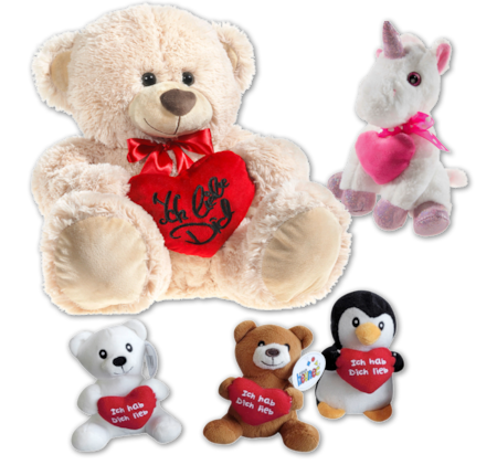 HEUNEC Plüschartikel für den Valentinstag 4.99
