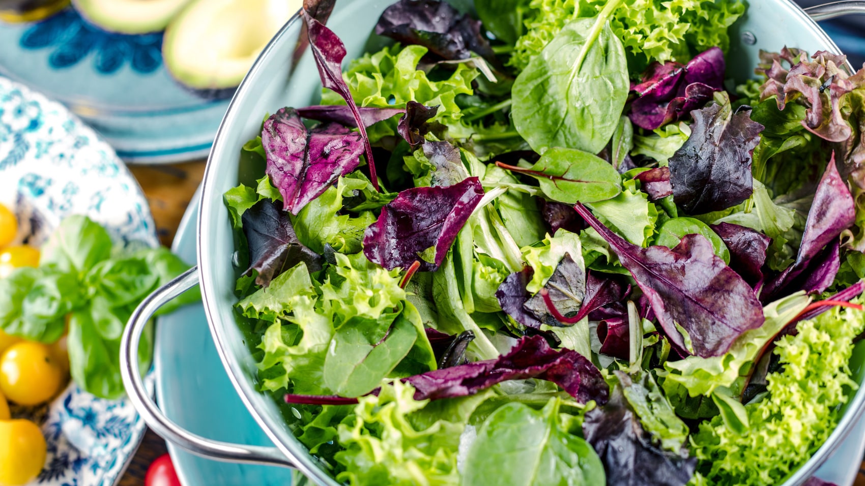 Grüner Blattsalat