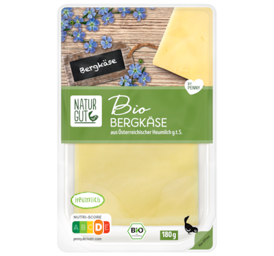 NATURGUT Bio Bergkäse Käsescheiben