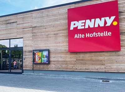 sie sehen den Eingang vom Penny Markt in Henstedt-Ulzburg Alte Hofstelle 1
