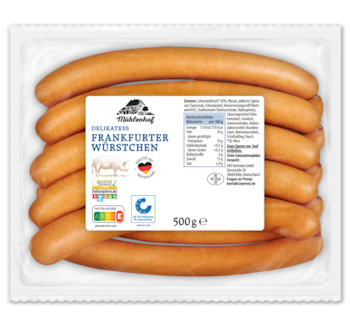 MÜHLENHOF Delikatess Frankfurter Würstchen*