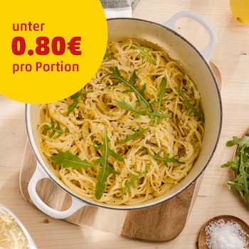 Diese Bild zeigt die fertige One Pot Pasta.