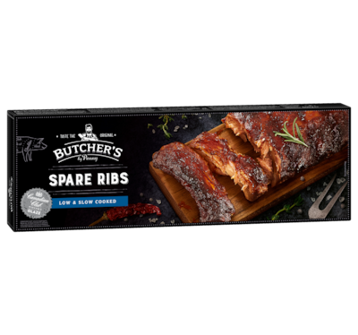 BUTCHER'S Spare Ribs in Canadian Club Glaze