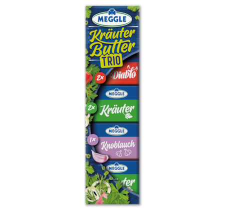 MEGGLE Kräuter Butter Trio