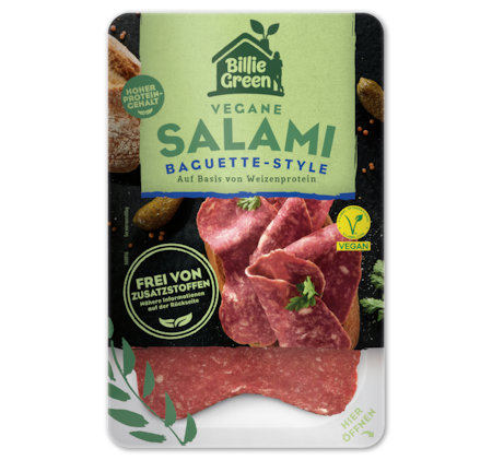 BILLIE GREEN Vegane Salami 1.29