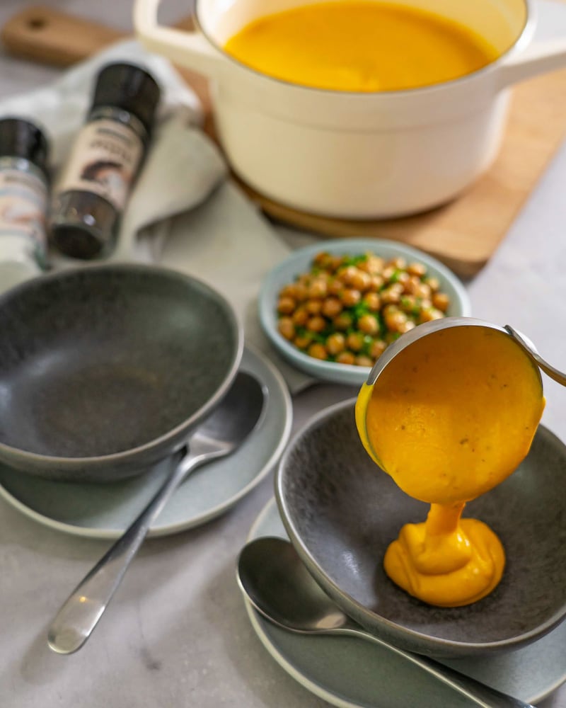 Diese Bild zeigt die fertige Suppe.