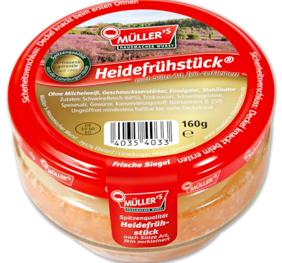 MÜLLER’S Heidefrühstück oder Leberwurst*