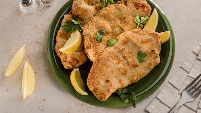 Schnitzel aus der Heißluftfritteuse