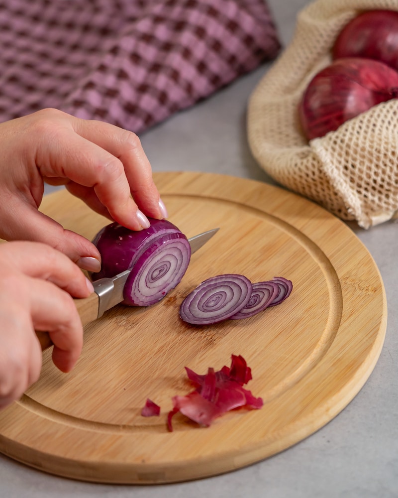 Dieses Bild zeigt das Schneider der Zwiebel.