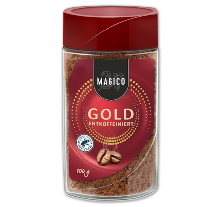 MAGICO KAFFEE Löslicher Kaffee Gold entkoffeiniert