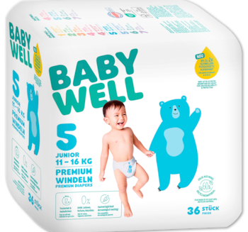 BABYWELL Premium Windeln Junior  
