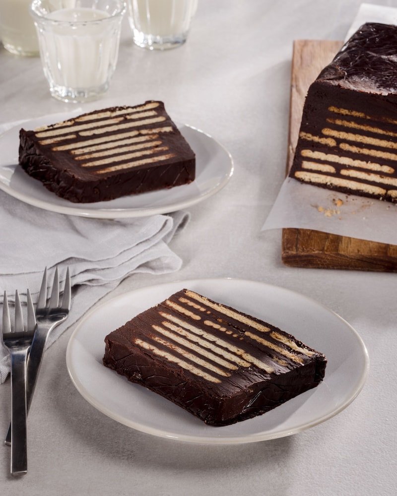 Diese Bild zeigt den fertigen Kuchen.