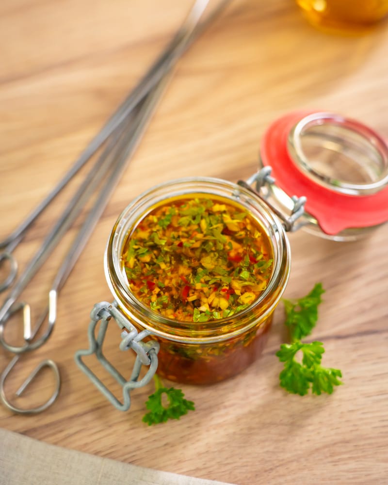 Feurige Asia-Marinade mit Ingwer und Orange