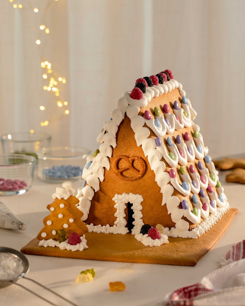 Dieses Bild zeigt unser Lebkuchenhaus.