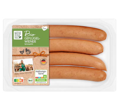 NATURGUT Bio Geflügel-Wiener