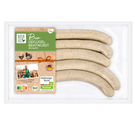 NATURGUT Bio Geflügelbratwurst