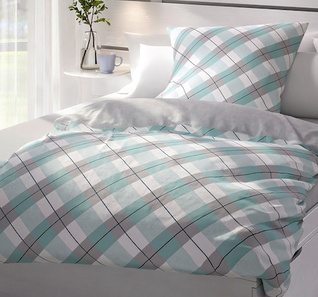 HOME IDEAS Living Renforcé-Wende-Bettwäsche-Garnitur 12.99