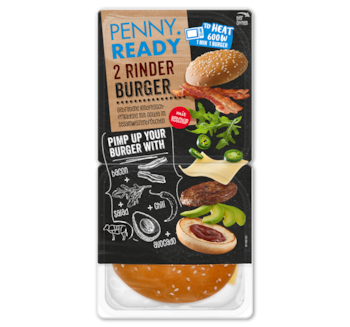 PENNY READY Rinder Burger + Ketchup