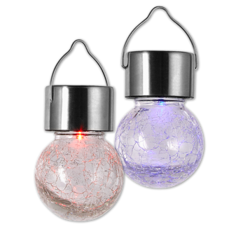 LED-Solar-Deko-Leuchte CRACKLED*