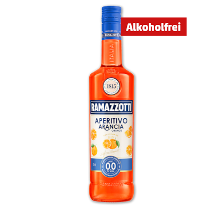 RAMAZZOTTI Aperitivo Arancia 0,0%*