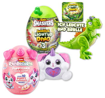 SMASHERS oder RAINBOWCORNS Ei mit Überraschungen 7.99