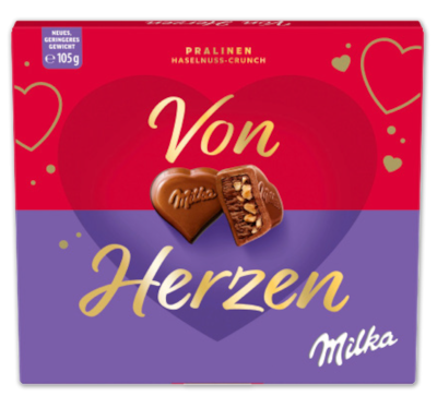 MILKA Pralinen Haselnuss-Crunch 1.79