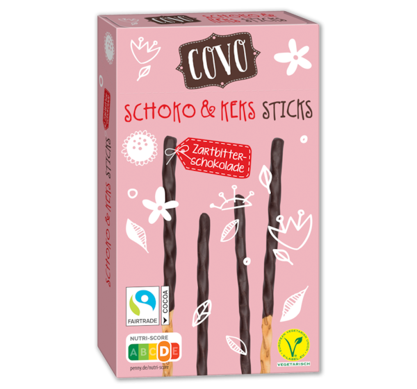 COVO Schoko Keks-Sticks 1.29